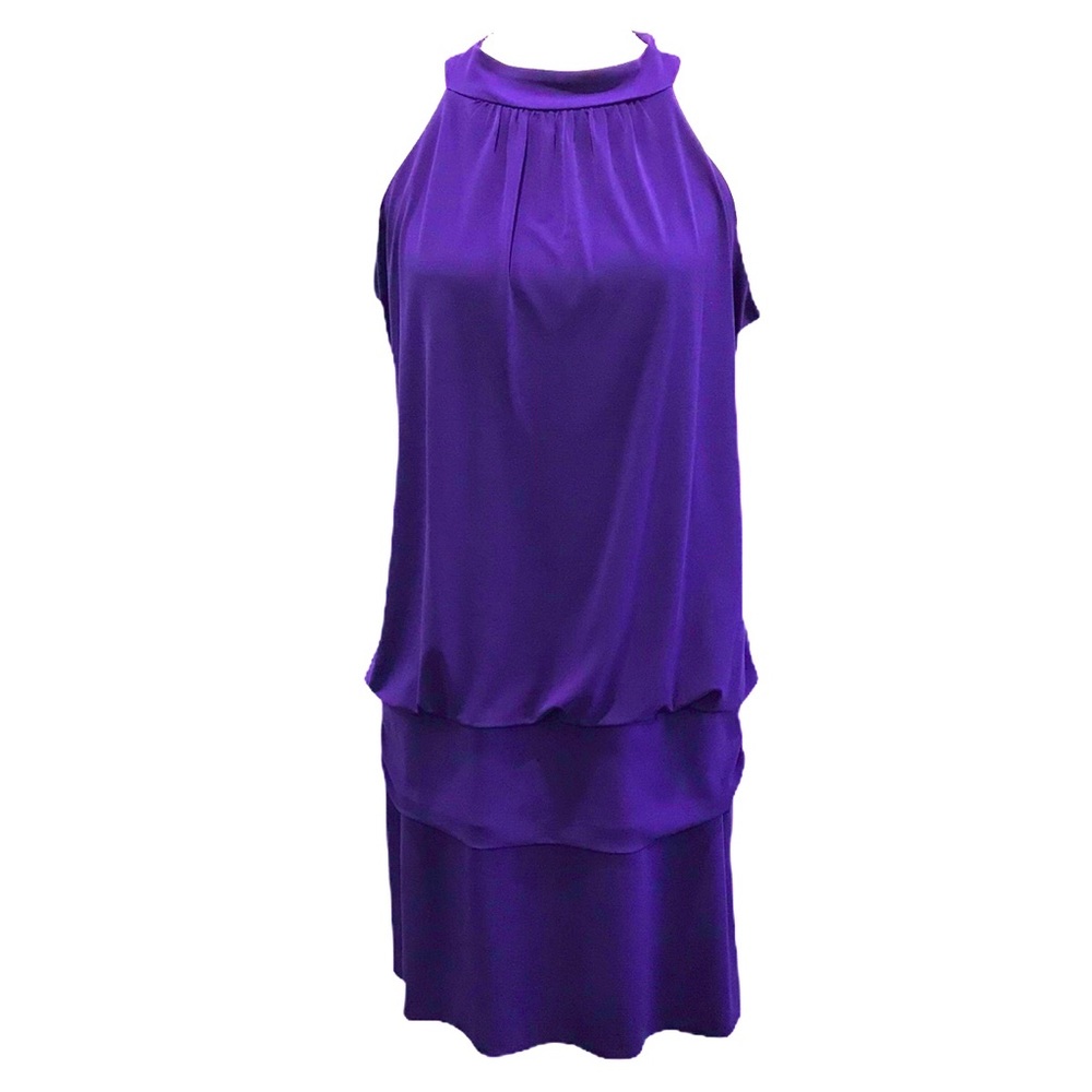 Women’s Purple Spring Summer Sleeveless Dress 12